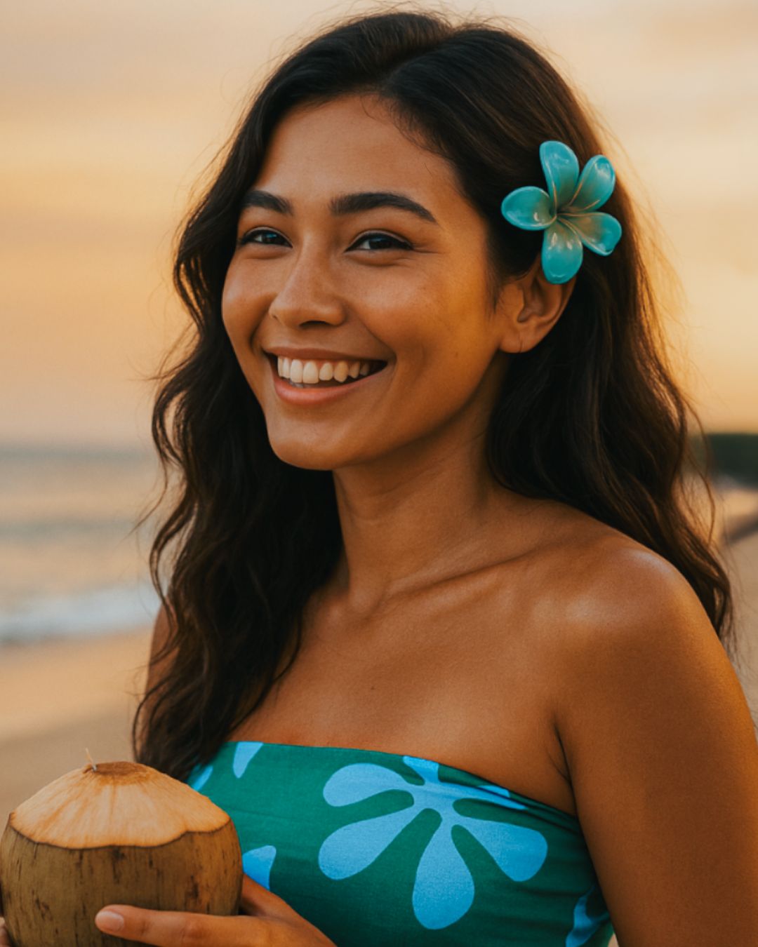 FRANGIPANI HAIRCLIP