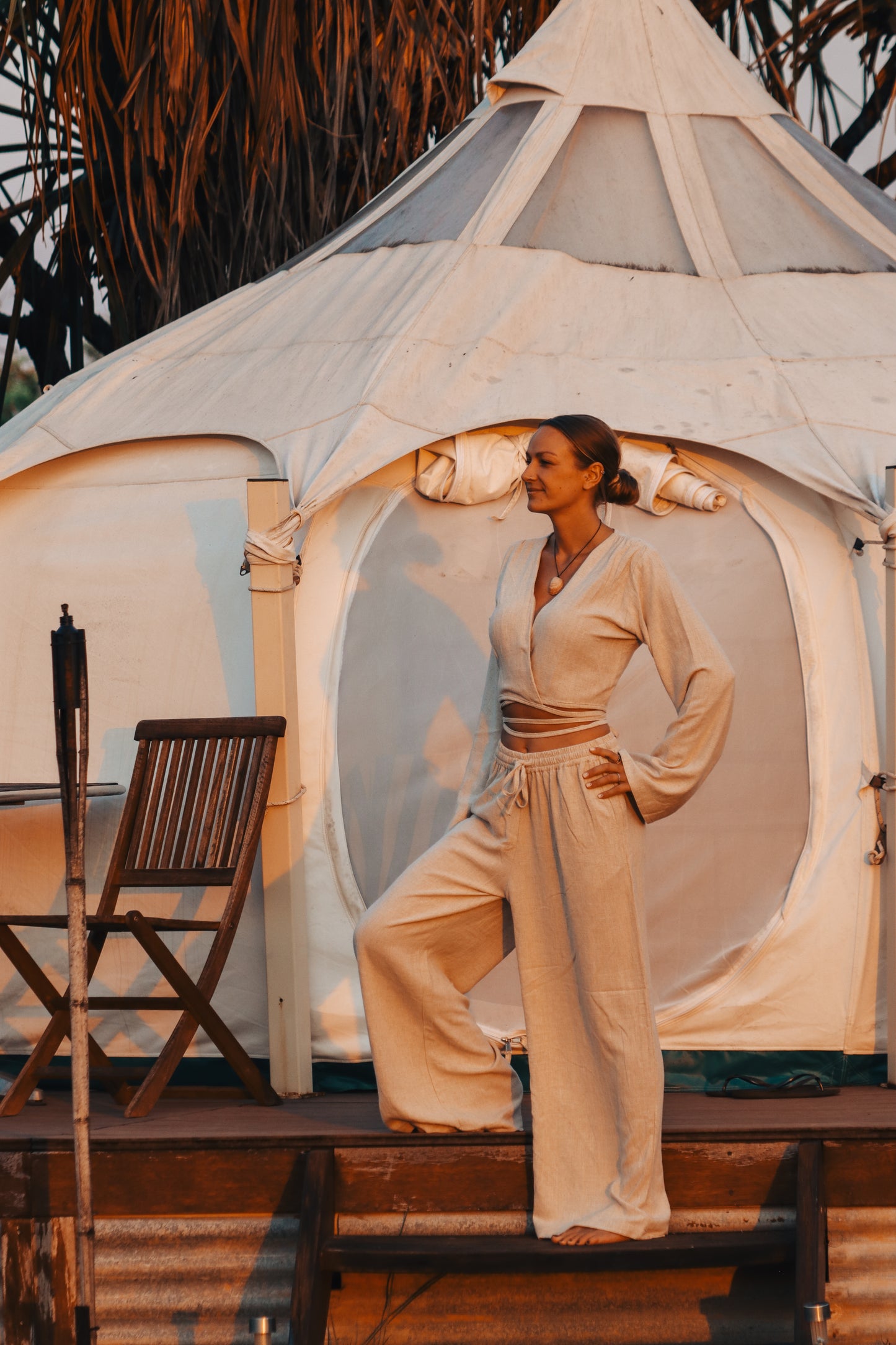 WRAP TOP VROUWEN - IBIZA