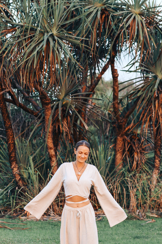 WRAP TOP VROUWEN - IBIZA
